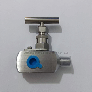Stop valve pressure gauge shut-off valve
